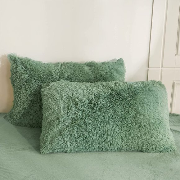 - New Luxury Faux Fur Duvet Cover,Cute Plush Comforter Set (1 Faux Fur Duv… - Picture 10 of 14